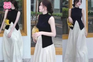 Áo phông xẻ tà nữ
