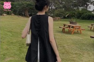 Áo phông xẻ tà nữ
