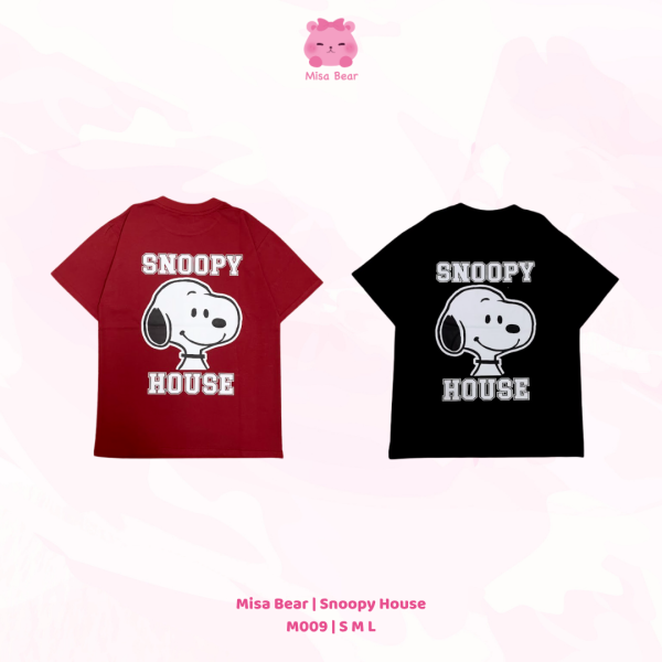 Áo phông nữ MISABEAR Snoopy House Tee - M009