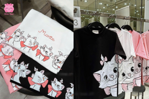 mẫu áo phông nữ con mèo