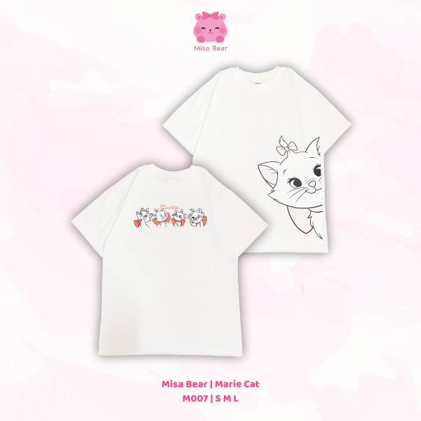 Áo phông nữ MISABEAR Marie Cat Tee - M007